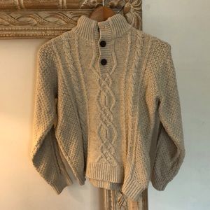 GapKids boys button collar sweater
